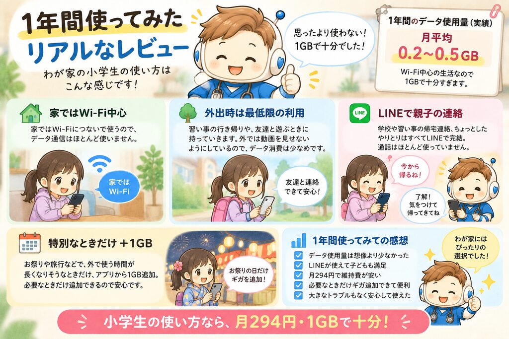 1年間使ったリアルな利用状況