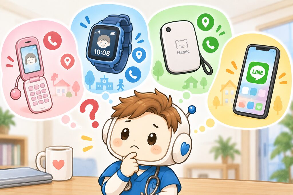 「子どもに何を持たせる?」4つの選択肢