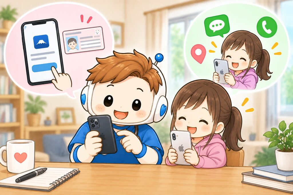 「親が子どもの日本通信SIMを申し込む」
