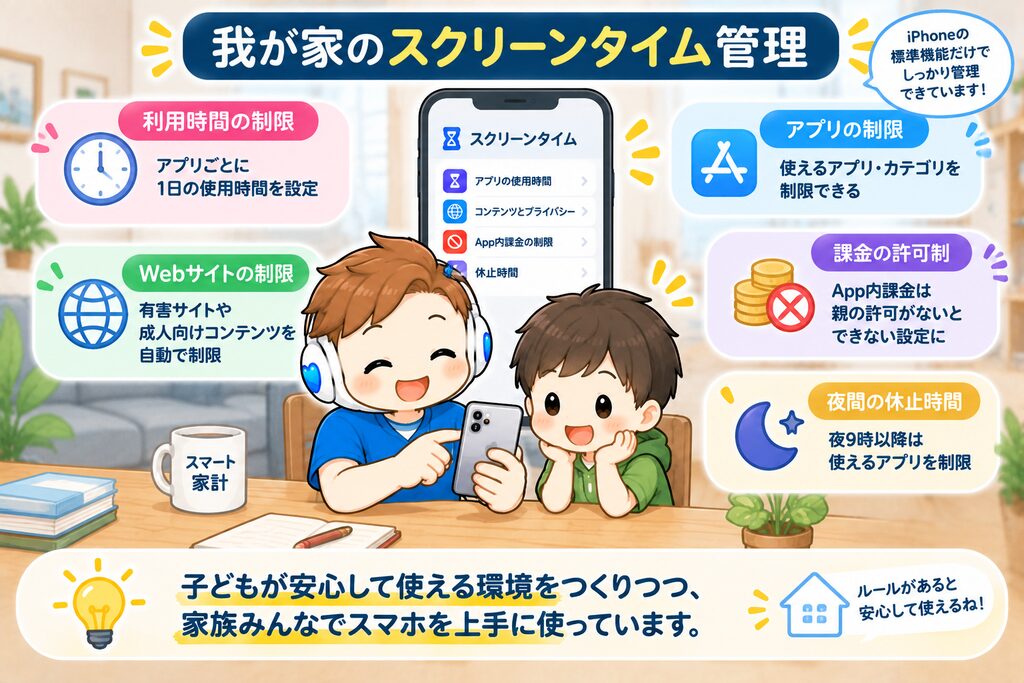 「我が家のスクリーンタイム管理」